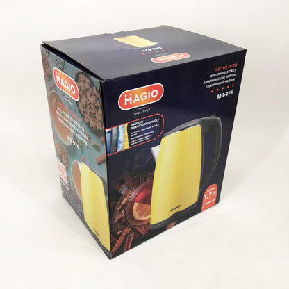 Электрочайник MAGIO MG-976, маленький электрочайник, хороший электрический чайник, электронный чайник