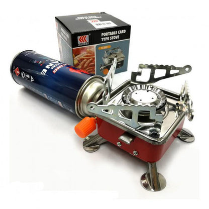 Походная портативная газовая плита, Туристическая газовая плита для рыбалки, Компактная газовая горелка