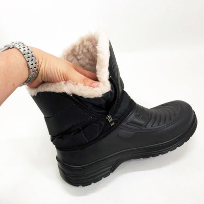 Сапоги мужские утепленные. Размер 42 26 см, Мужские рабочие ботинки, Военные сапоги зимние. Цвет: черный