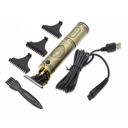 Профессиональная машинка для стрижки волос с насадками, Аккумуляторный универсальный триммер для стрижки