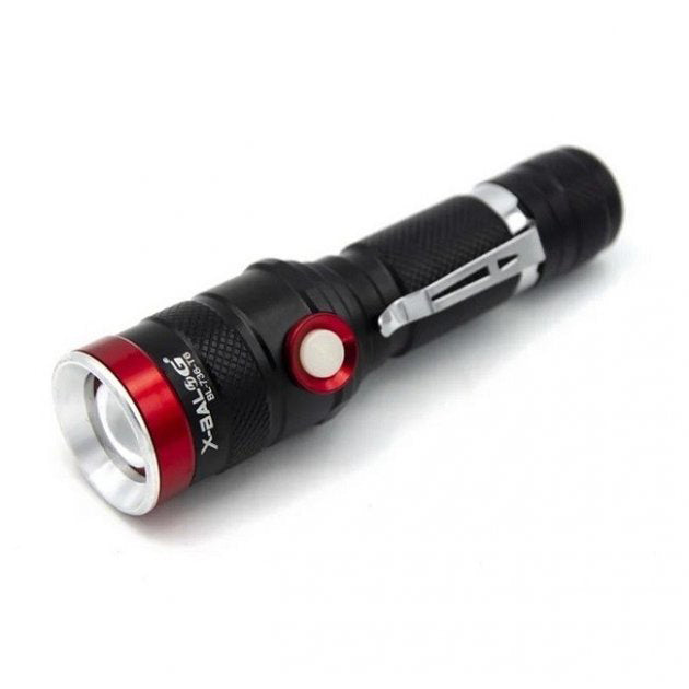 Фонарик тактический ручной Bailong BL-736-T6, фонарик светодиодный ручной аккумуляторный портативный