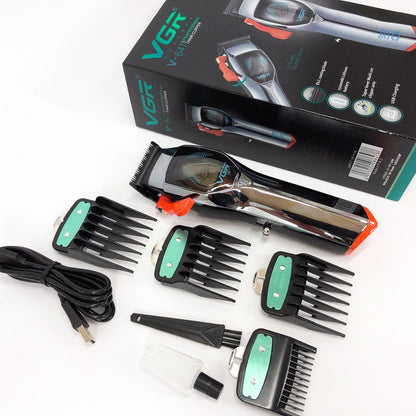 Машинка для стрижки волос VGR V-647 со сменными насадками, Машинка для стрижки для дома