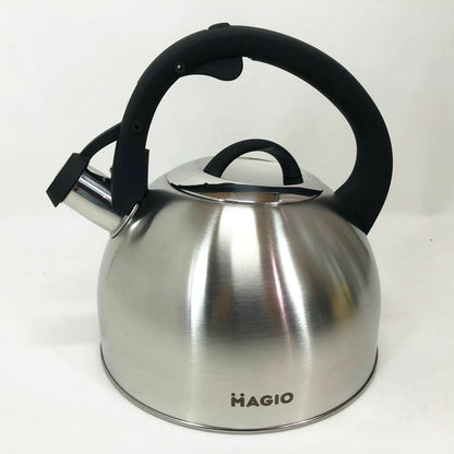 Чайник Magio MG-1192 2.5 л со свистком, металический чайник из нержавейки, чайники для плит