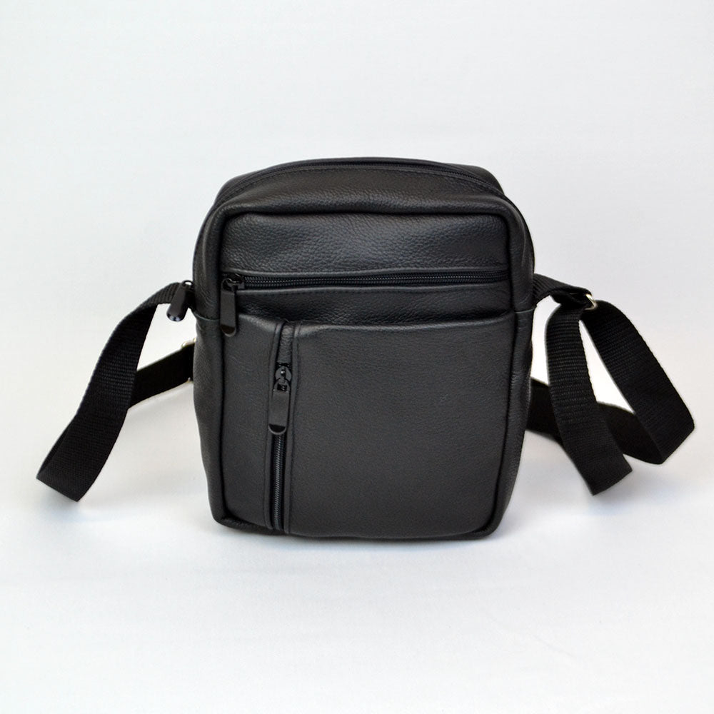 Элегантная мужская кожаная сумка-мессенджер из натуральной кожи на 5 отделений, мужская сумка через спину