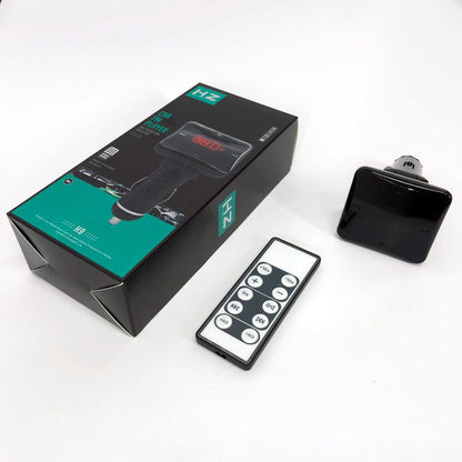 Трансмиттер FM-модулятор HZ H9, Фм модулятор блютуз в машину, Автомобильный плеер