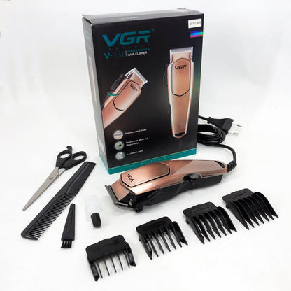 Профессиональная машинка для стрижки волос VGR V-131 триммер проводной, Электробритва для стрижки головы
