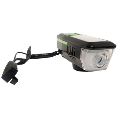 Велофара с сигналом Waterproof LY-17-XPE с выносной кнопкой, Долговечный велосипедный фонарь