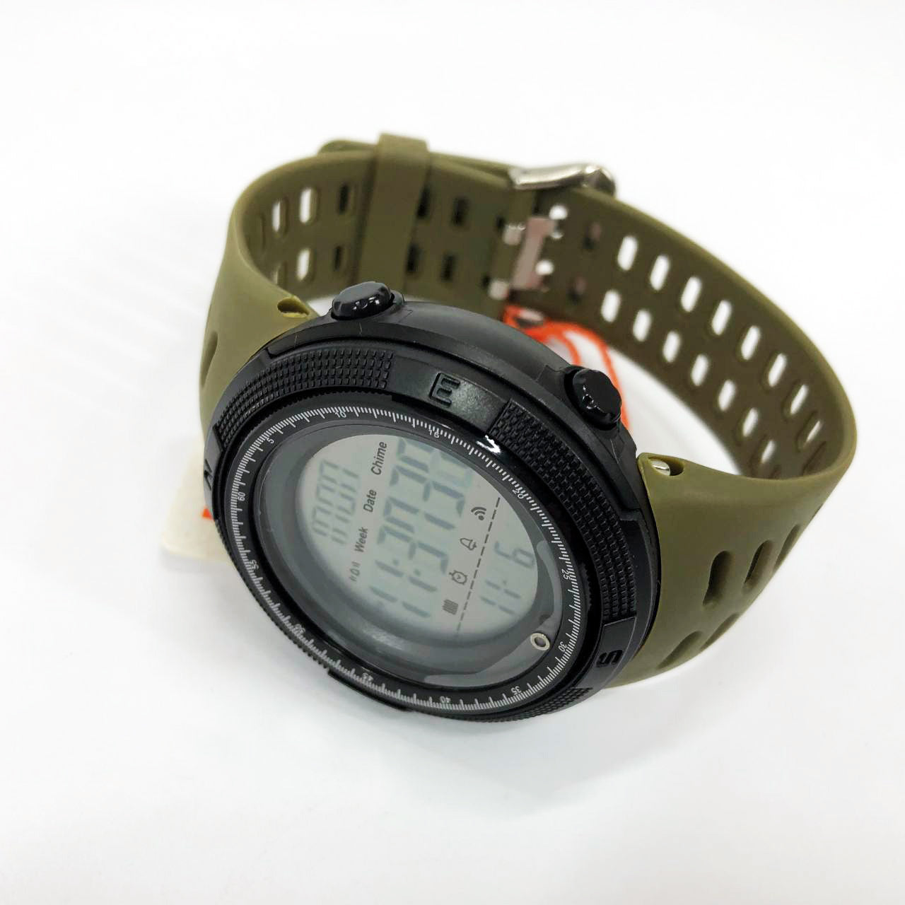 Часы наручные мужские SKMEI 2070AGWT ARMY GREEN, армейские часы противоударные. Цвет: зеленый