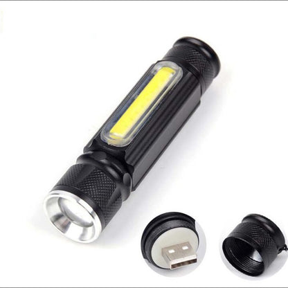 Фонарик портативный светодиодный Police BL-516/616-T6-COB с USB-зарядкой, магнитом и функцией зума