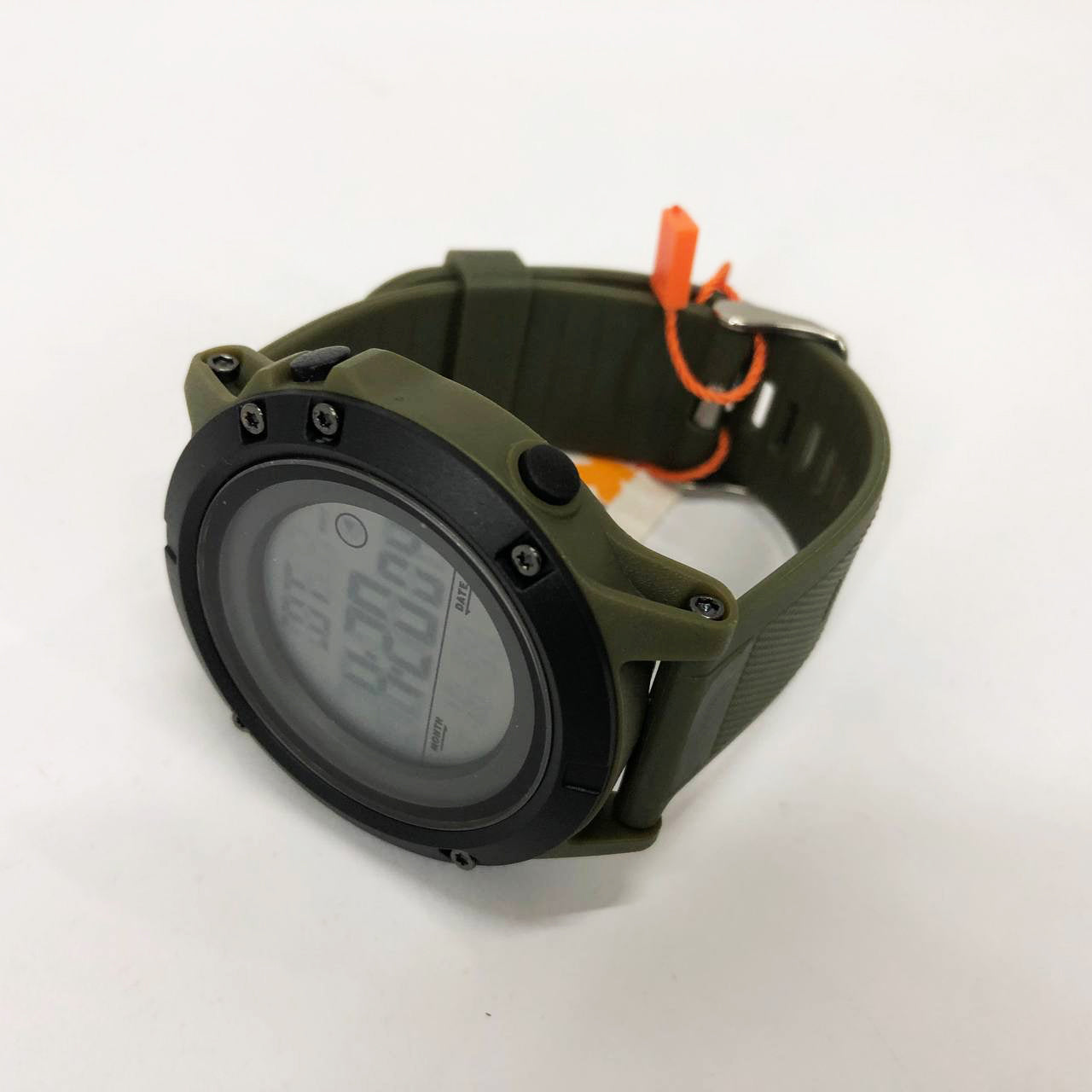 Часы наручные мужские SKMEI 1508AGWT ARMY GREEN-WHITE, Водонепроницаемые мужские часы. Цвет: зеленый