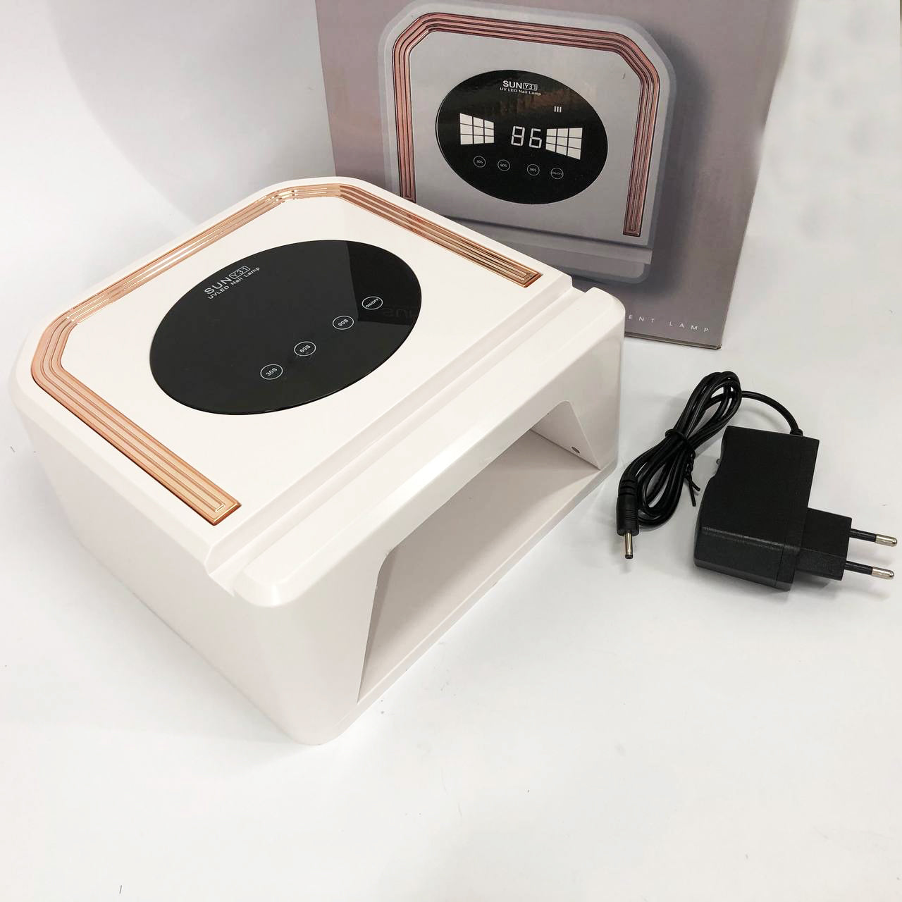 Лампа для ногтей UV LAMP SUN Y31 Сушилка для гель лака на аккумуляторе, Лампа для сушки гель-лака дома