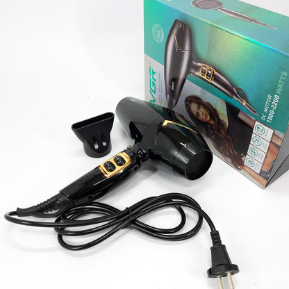 Мощный электрический профессиональный фен для волос VGR V-423 1800-2200W, Женский фен для волос