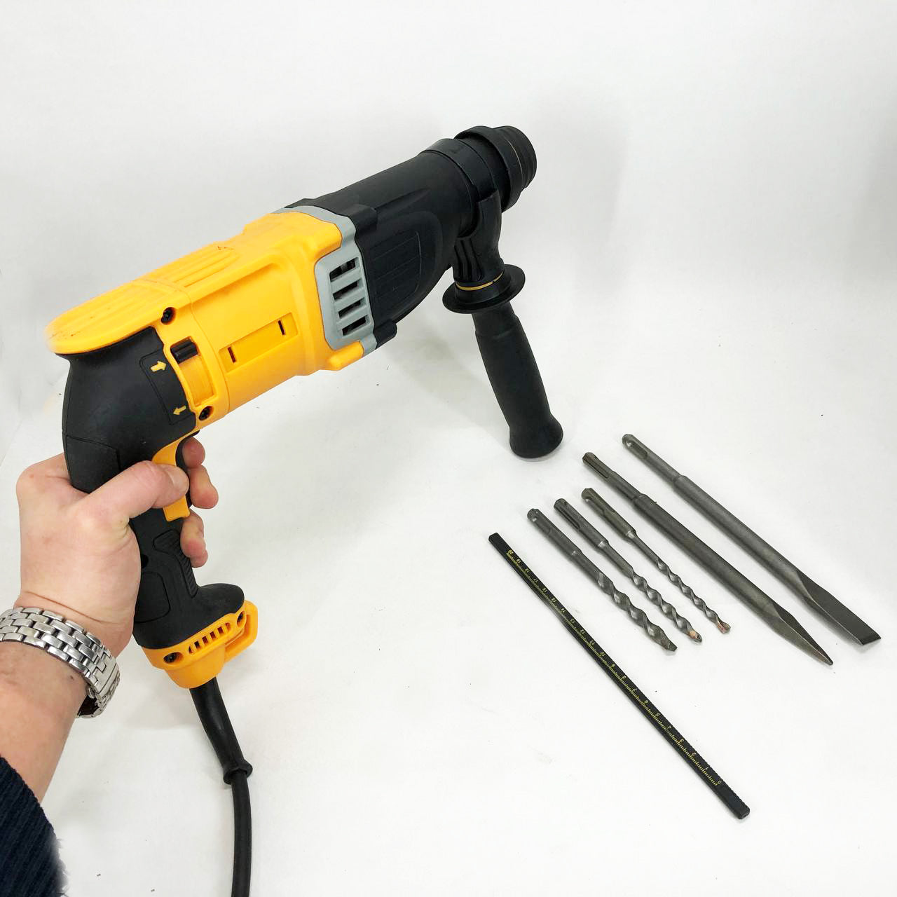 Перфоратор бесщеточный 600 Вт, Перфоратор для домашнего использования, Надежный электрический перфоратор