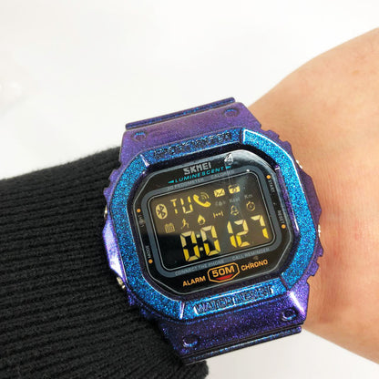 Смарт-годинник наручний чоловічий SKMEI 1629GTPL, Годинник наручний електронний тактичний, Протиударний годинник