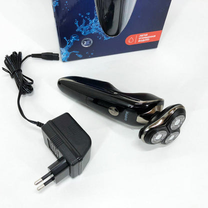 Электробритва 3 плав. головки/ сухое/ влажное бритье/высувной триммер MAGIO MG-687