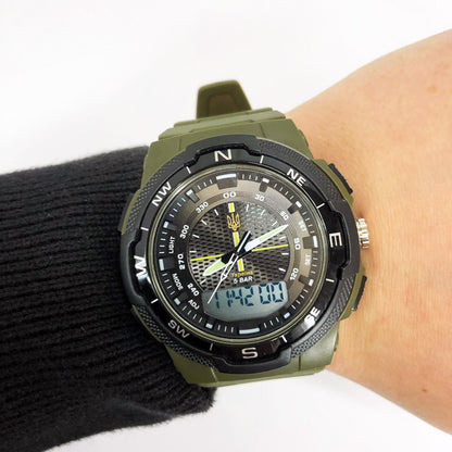 Часы наручные мужские SKMEI 4541/1454AG, Мужские тактические часы, Армейские часы