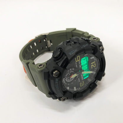 Часы наручные мужские SKMEI 1965AG ARMY GREEN, Часы армейские оригинал, Часы спортивные. Цвет: зеленый