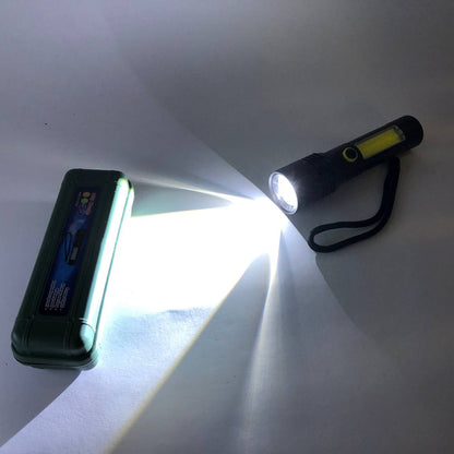 Фонарик BN-537-TG+COB (White+red), Тактичный фонарь ручной, Топ-фонарик, Фонарик полис