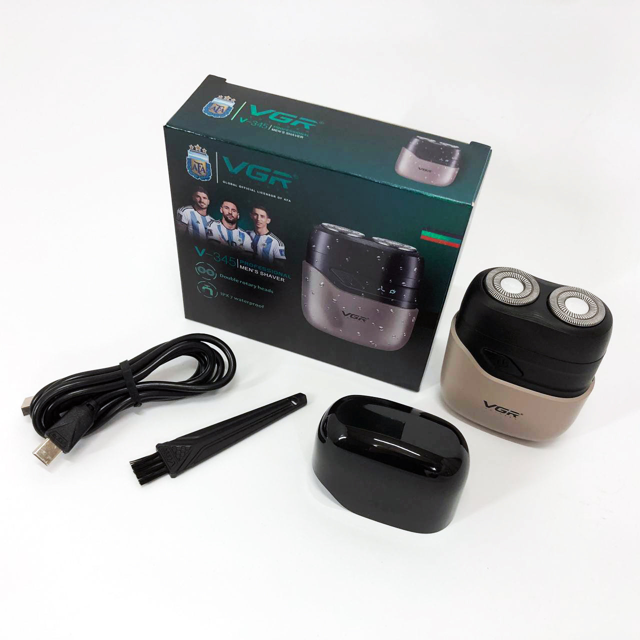 Электробритва VGR V-345. Цвет: серый