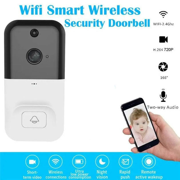 Беспроводная видеокамера дверного звонка домофон SMART DOORBELL X5 wifi