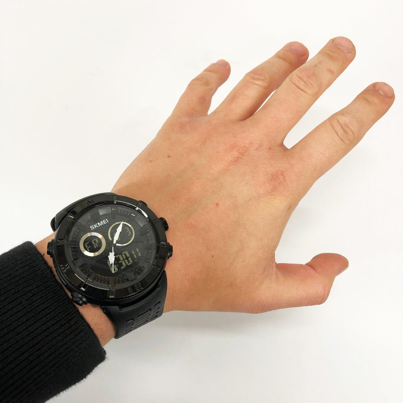Часы наручные мужские SKMEI 2014BKBK, часы скмей мужские, оригинальные мужские часы спортивные