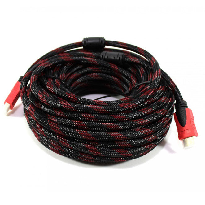 Кабель усиленный 5м переходник адаптер HDMI-HDMI папа-папа аудио видео шнур в обмотке