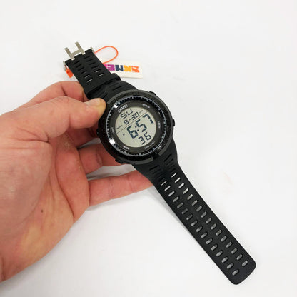 Часы наручные мужские SKMEI 1167BK BLACK, армейские часы противоударные. Цвет: черный
