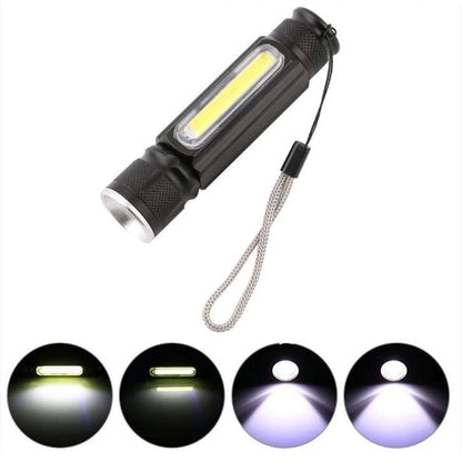 Фонарик портативный светодиодный Police BL-516/616-T6-COB с USB-зарядкой, магнитом и функцией зума