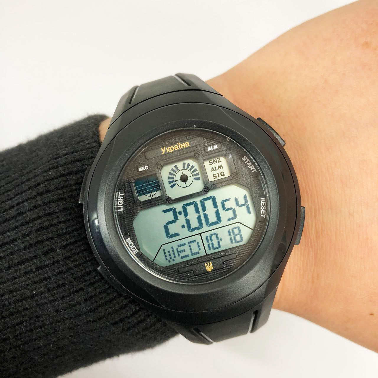 Часы наручные мужские SKMEI 4012/2104BKWT, Мужские армейские водостойкие тактические часы