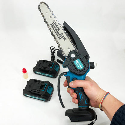Аккумуляторная цепная мини пила 20 см в кейсе Krafftec (36V 4 Ач) + 2 аккумулятор и индикатором заряда