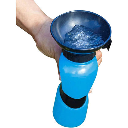 Поилка для собак дорожная переносная Aqua Dog 537 мл портативная бутылка для крупных и мелких собак FS-97