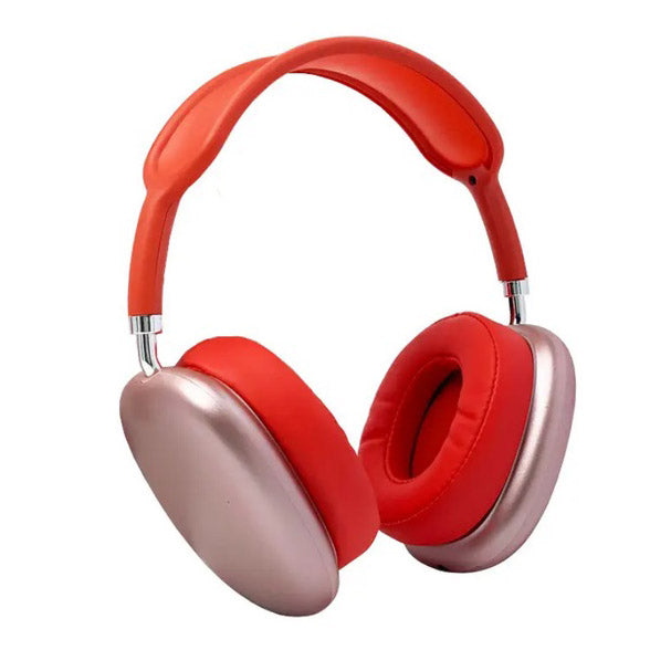 Беспроводные Bluetooth наушники P9 STEREO, Беспроводные bluetooth earphones. Цвет: красный