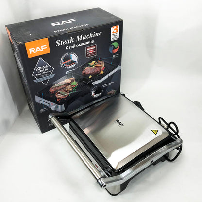 Контактный прижимной гриль RAF R.238 с антипригарным покрытием 2200 Вт