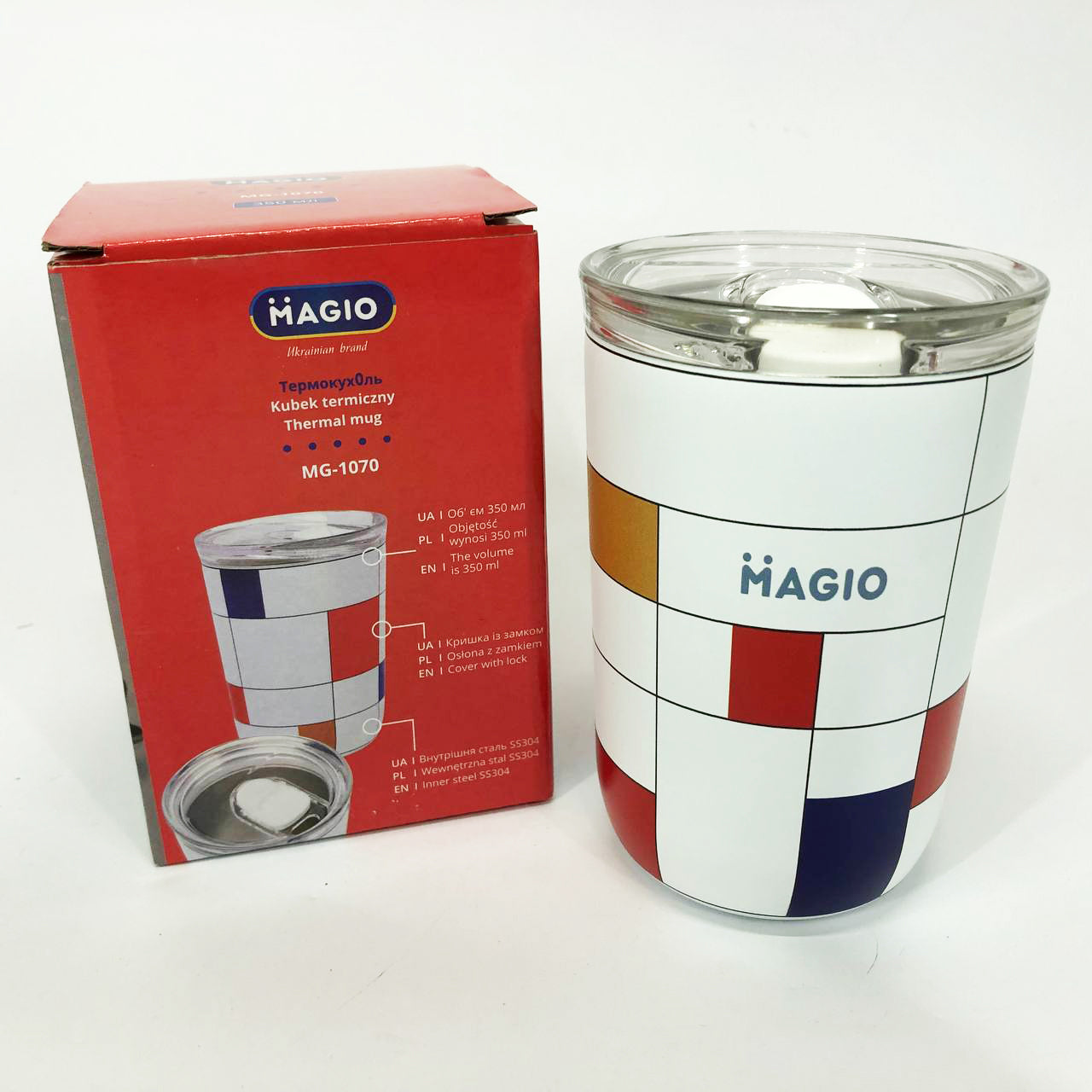 Термокружка Magio MG-1070 0.35 л, Термокружка для детей, Термос для питьевой воды, Термос для кофе