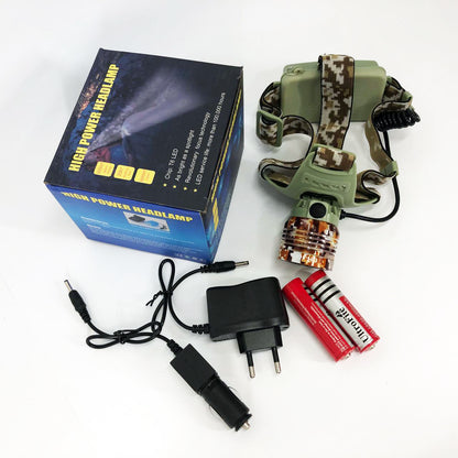 Фонарь налобный CH-108-T6+COB(white+red), сверхмощный налобный фонарь, светодиодный фонарь на лоб