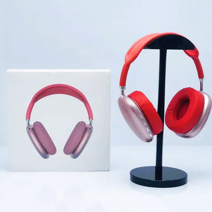 Беспроводные Bluetooth наушники P9 STEREO, Беспроводные bluetooth earphones. Цвет: красный