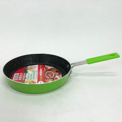 Сковорода Con Brio CB-1614 с антипригарным покрытием Eco Granite mini 16 см. Цвет: зеленый