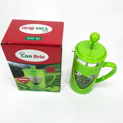 Френч-пресс Con Brio CB-5635 350 мл, Необычный заварник для чая, Заварочный чайник, Френч-пресс с ручкой